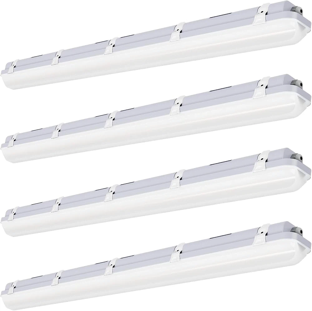 4 Pack LED Vapor Tight Light Fixtures