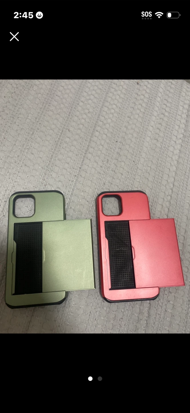 Two iPhone 12 Wallet Cases