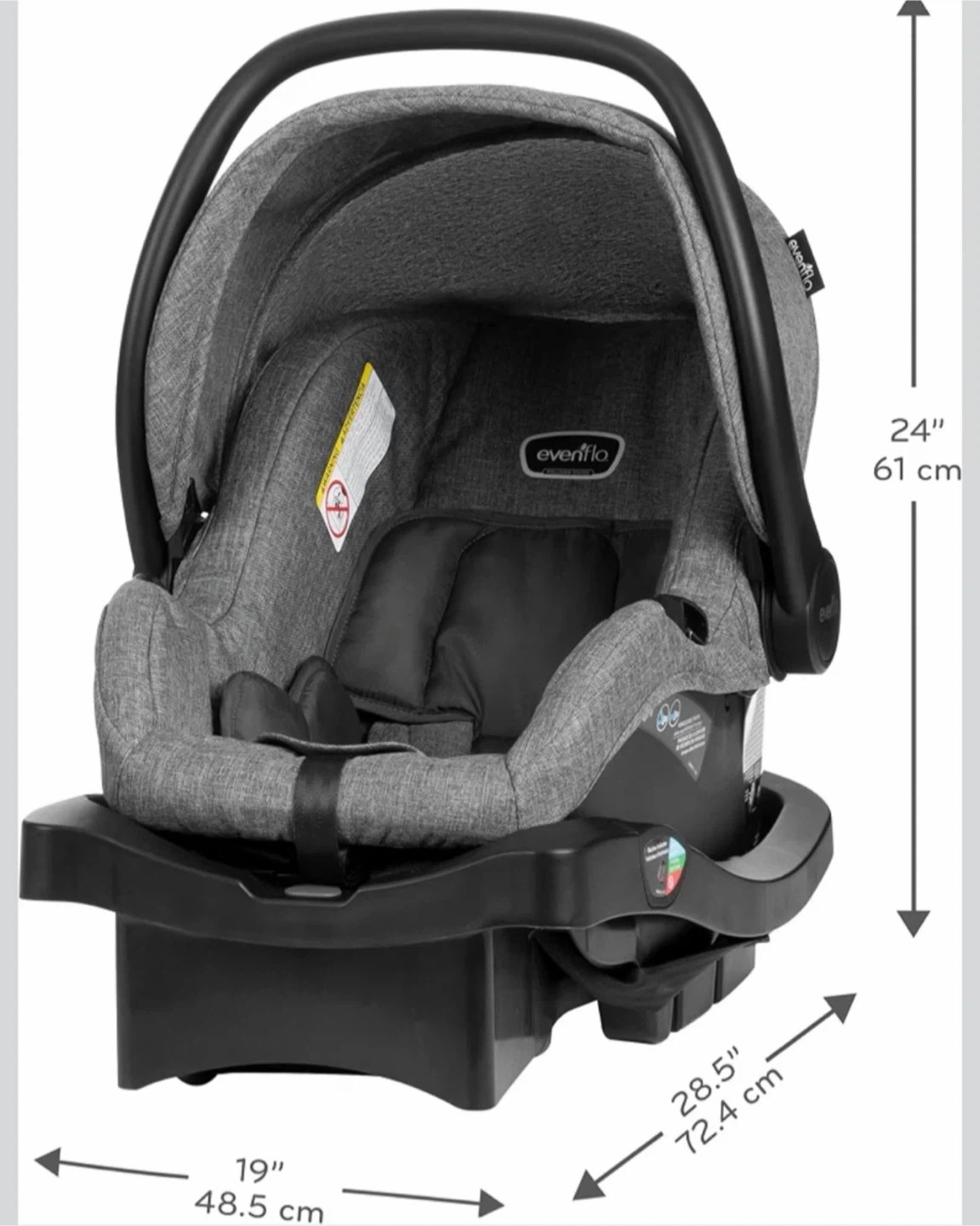 Car seat with base
