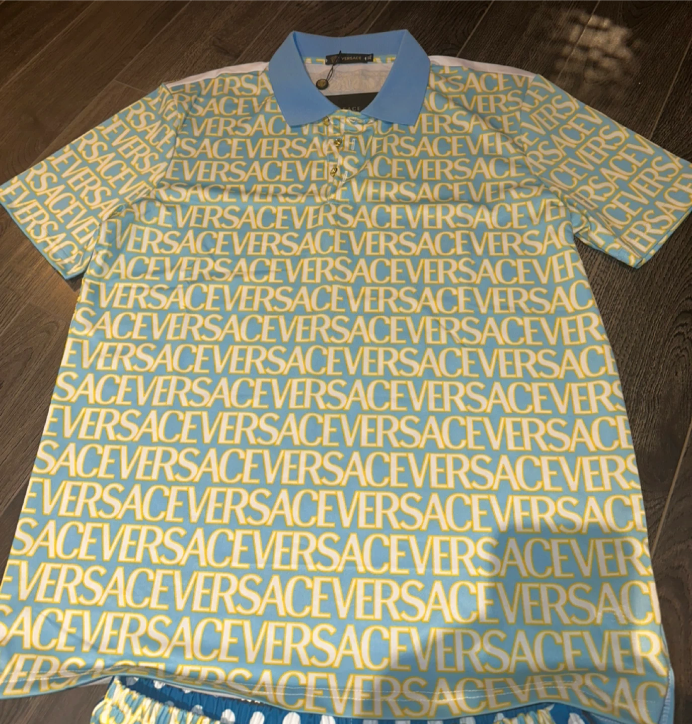 Versace Two-Piece Polo and Shorts Set - photo 2
