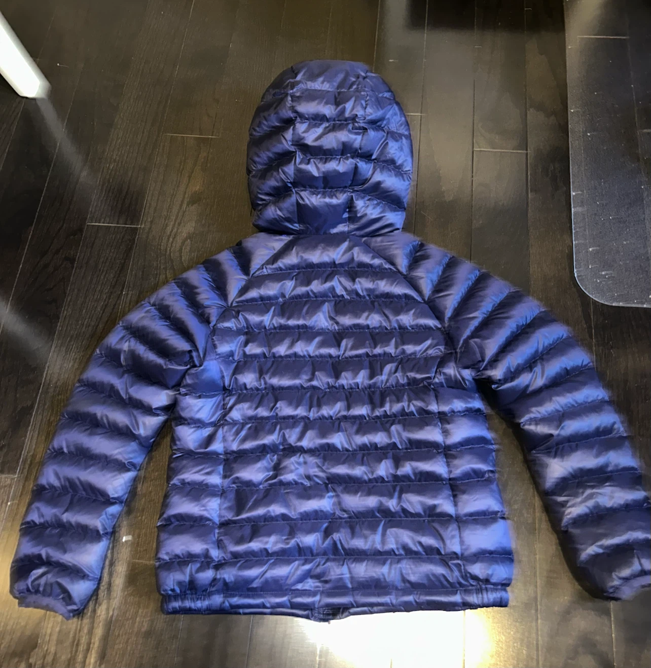 Lativ Airy Down hooded jacket navy blue - photo 2