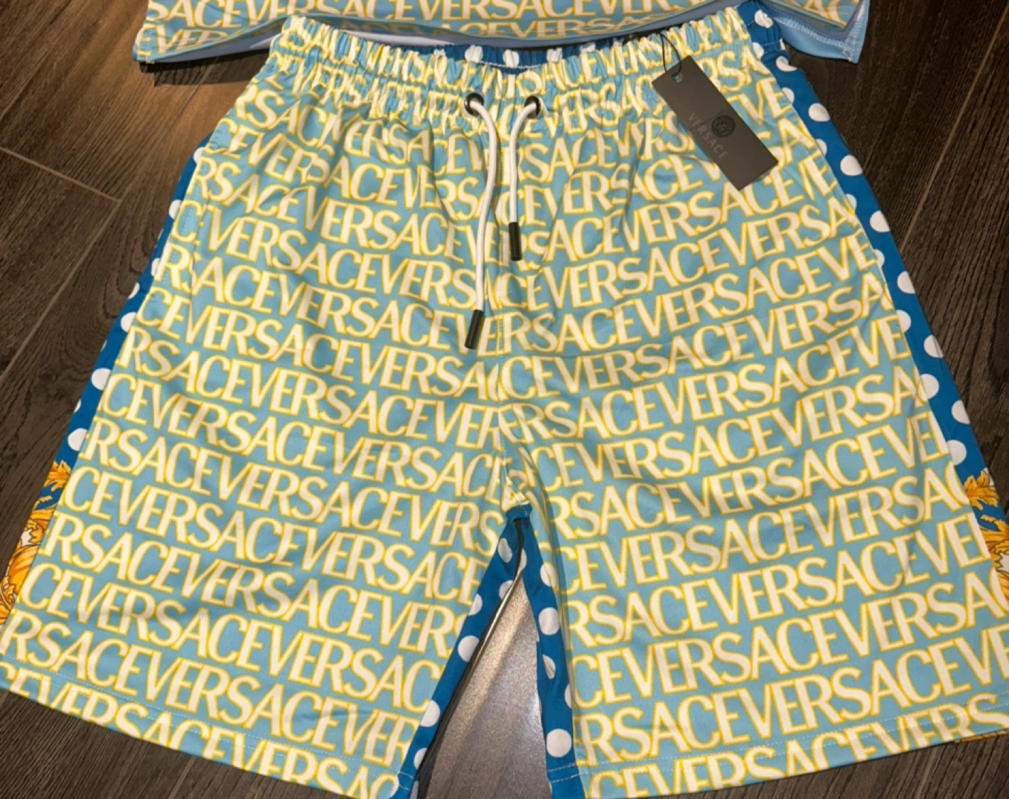Versace Two-Piece Polo and Shorts Set - photo 3
