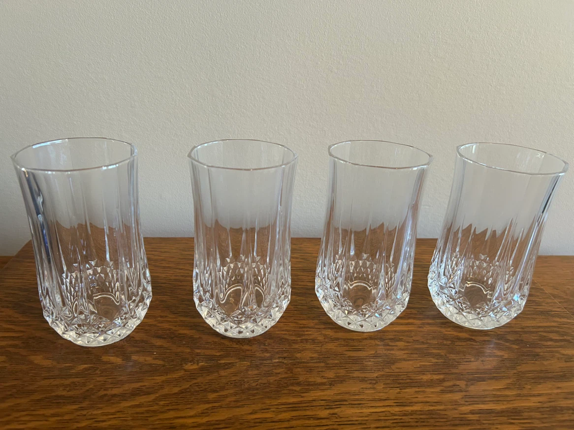 4 BOXES OF VINTAGE LONGCHAMP CRISTAL D’ARQUES GLASSES - photo 4