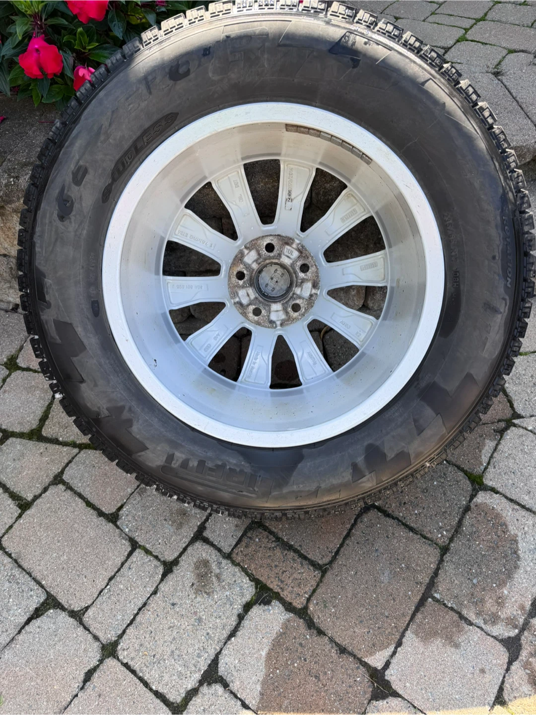 Pirelli Ice Zero Winter Tires 235/65 R17 on Audi Rims – $1,200 - photo 2