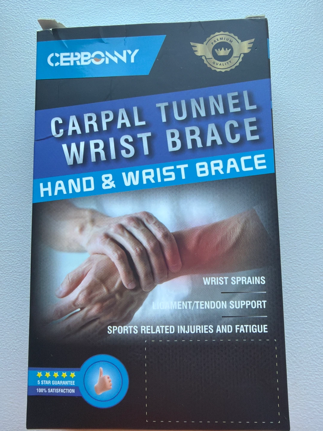 Cerbonny Carpal Tunnel Wrist Brace