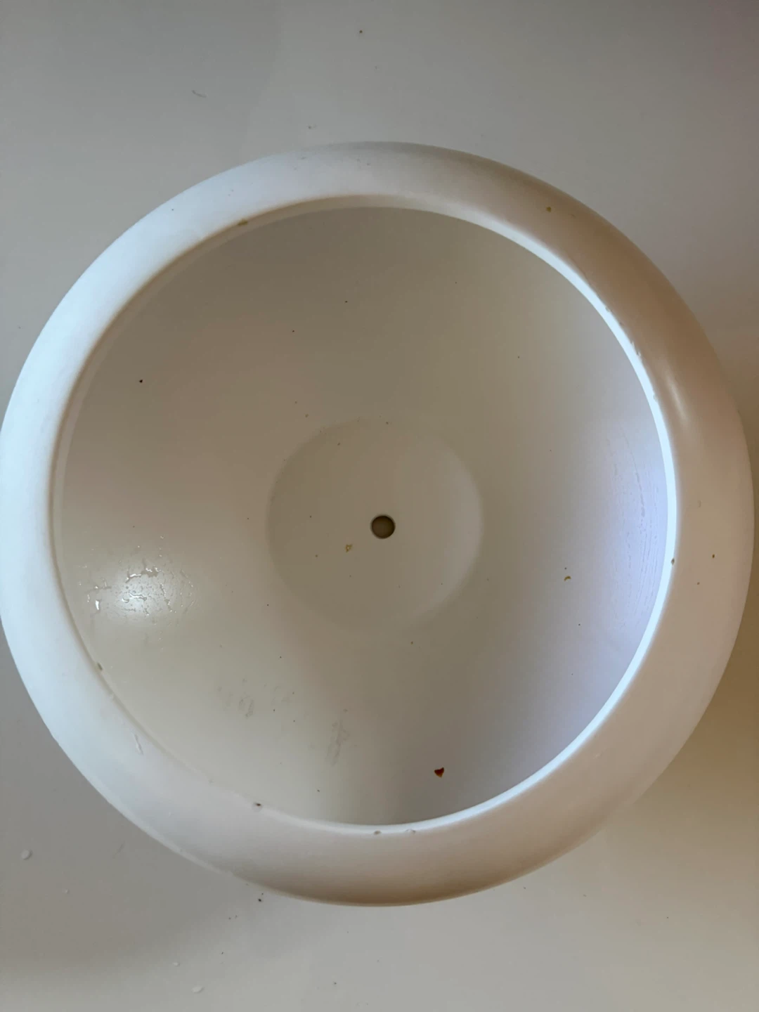 White Round Planter Pot