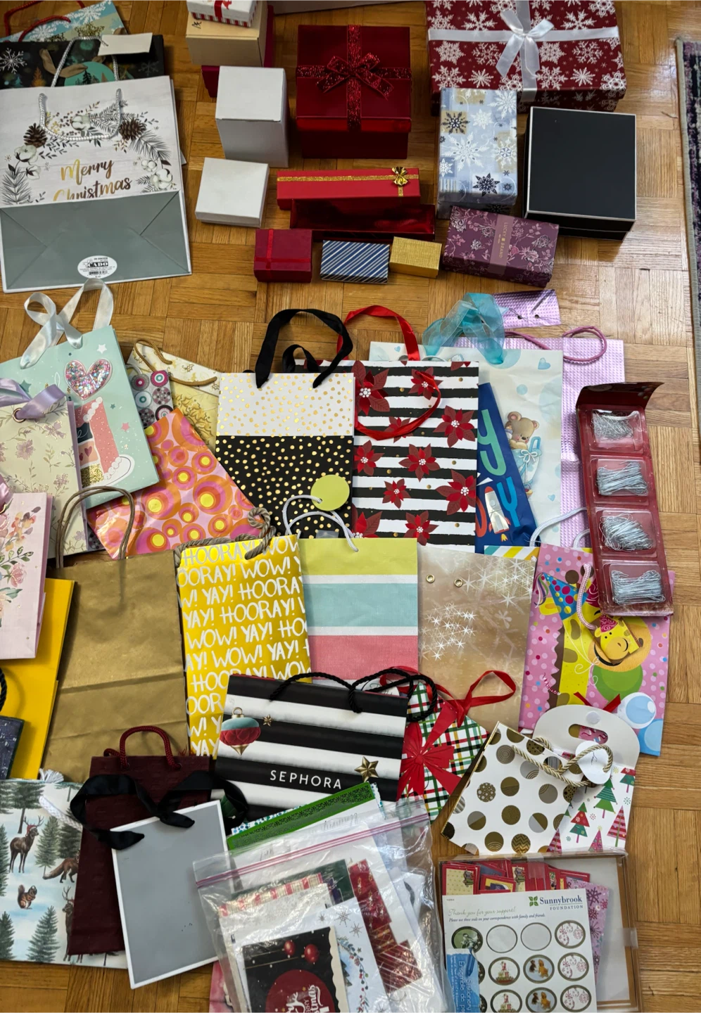 Assorted Gift Bags, Boxes, and Ribbons Collection - photo 2