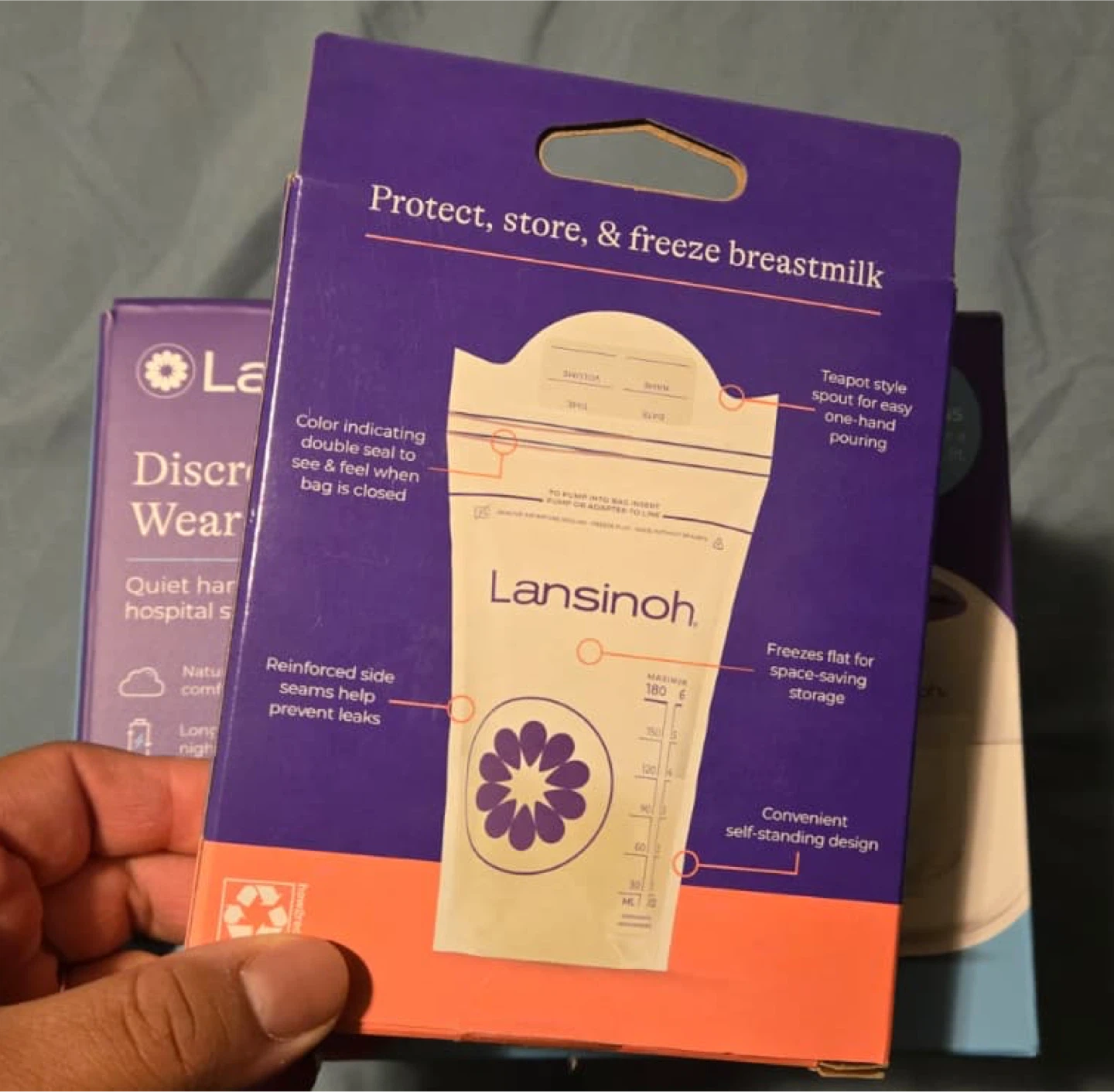 Wearable Breast Pump and Storage Bags - photo 5