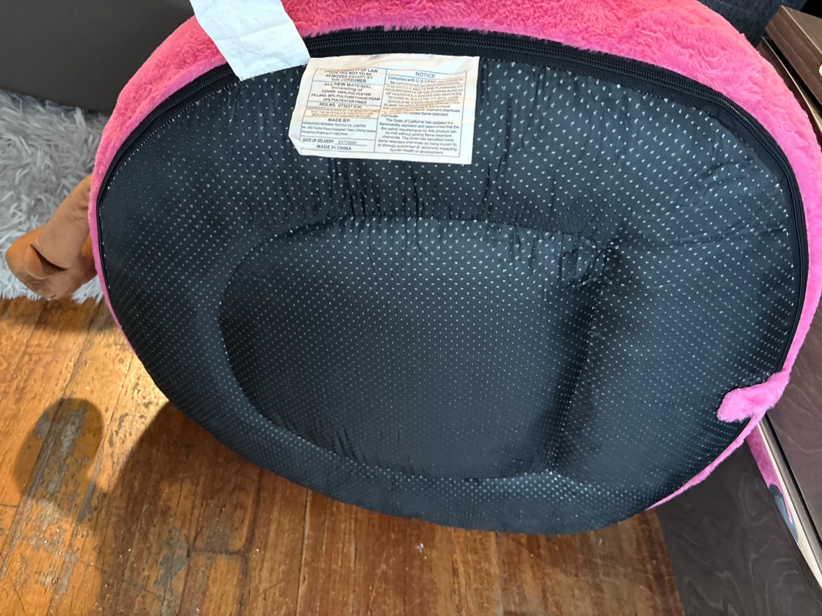 Pink Fruit Character Bean Bag Chair - photo 2
