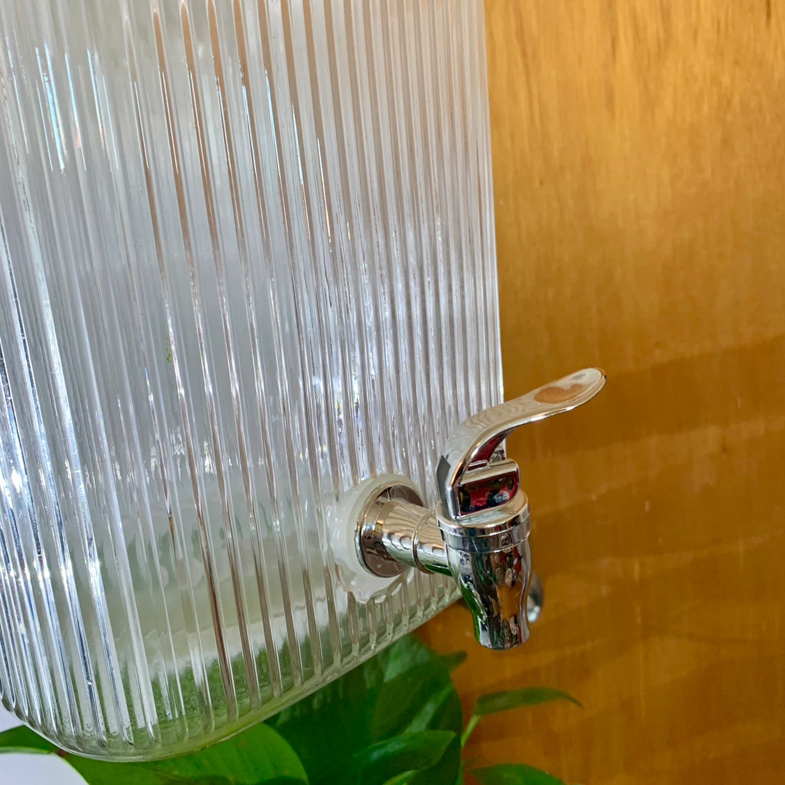 Glass Beverage Dispenser with Rope Handle - photo 3