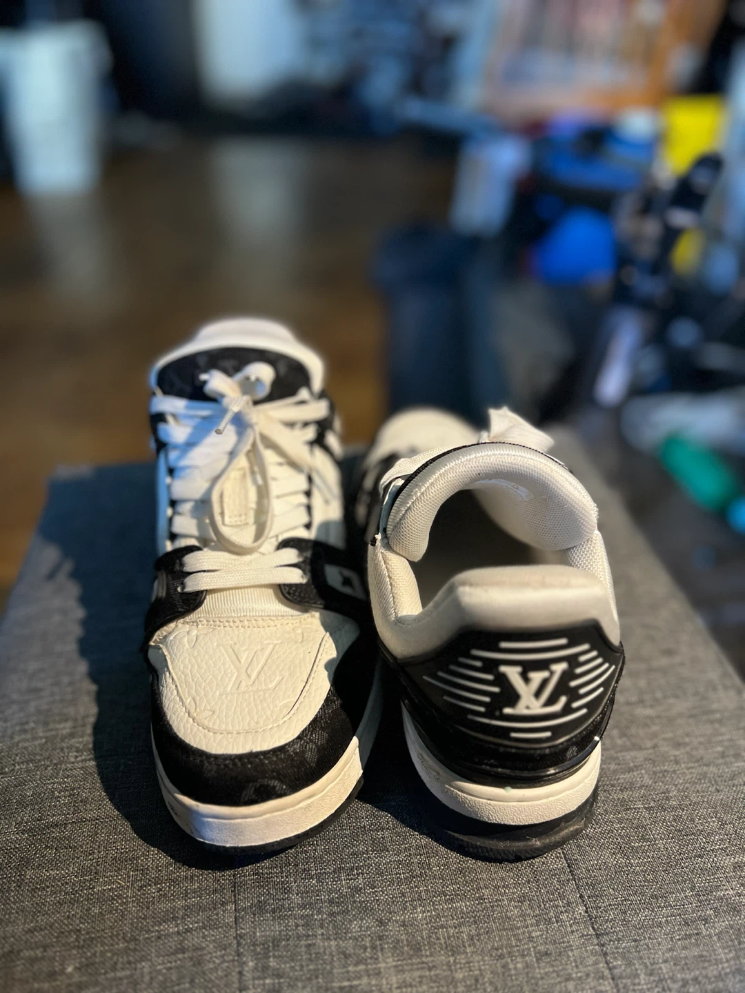 LOUIS VUITTON TRAINERS SIZE 10 MENS 9/10 CONDITION $105!! - photo 3