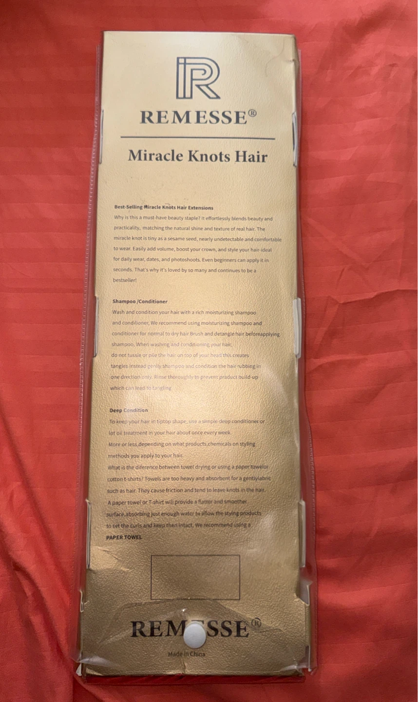 Remesse Miracle Knots Hair Extensions 1B - photo 2
