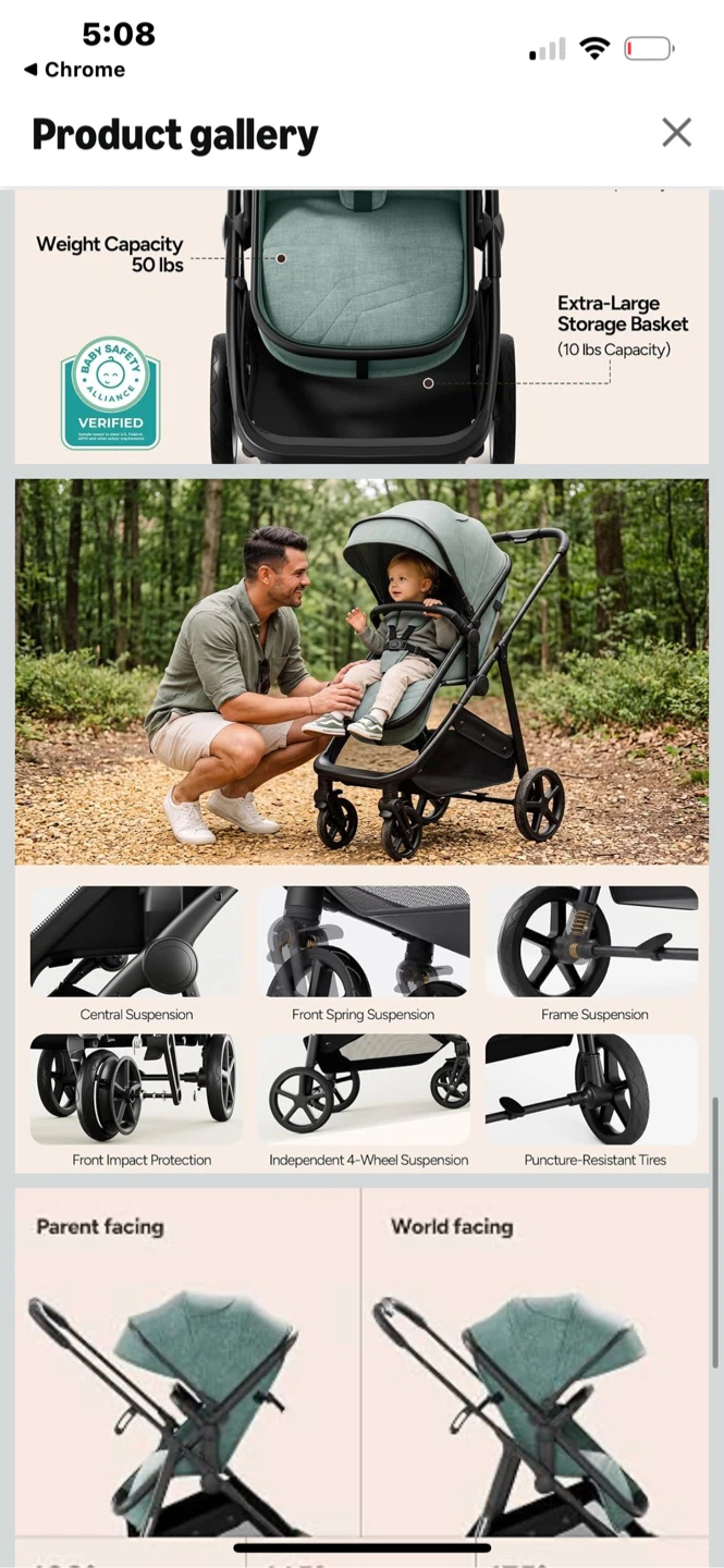 Mompush Wiz 2-in-1 Bassinet Stroller - photo 4
