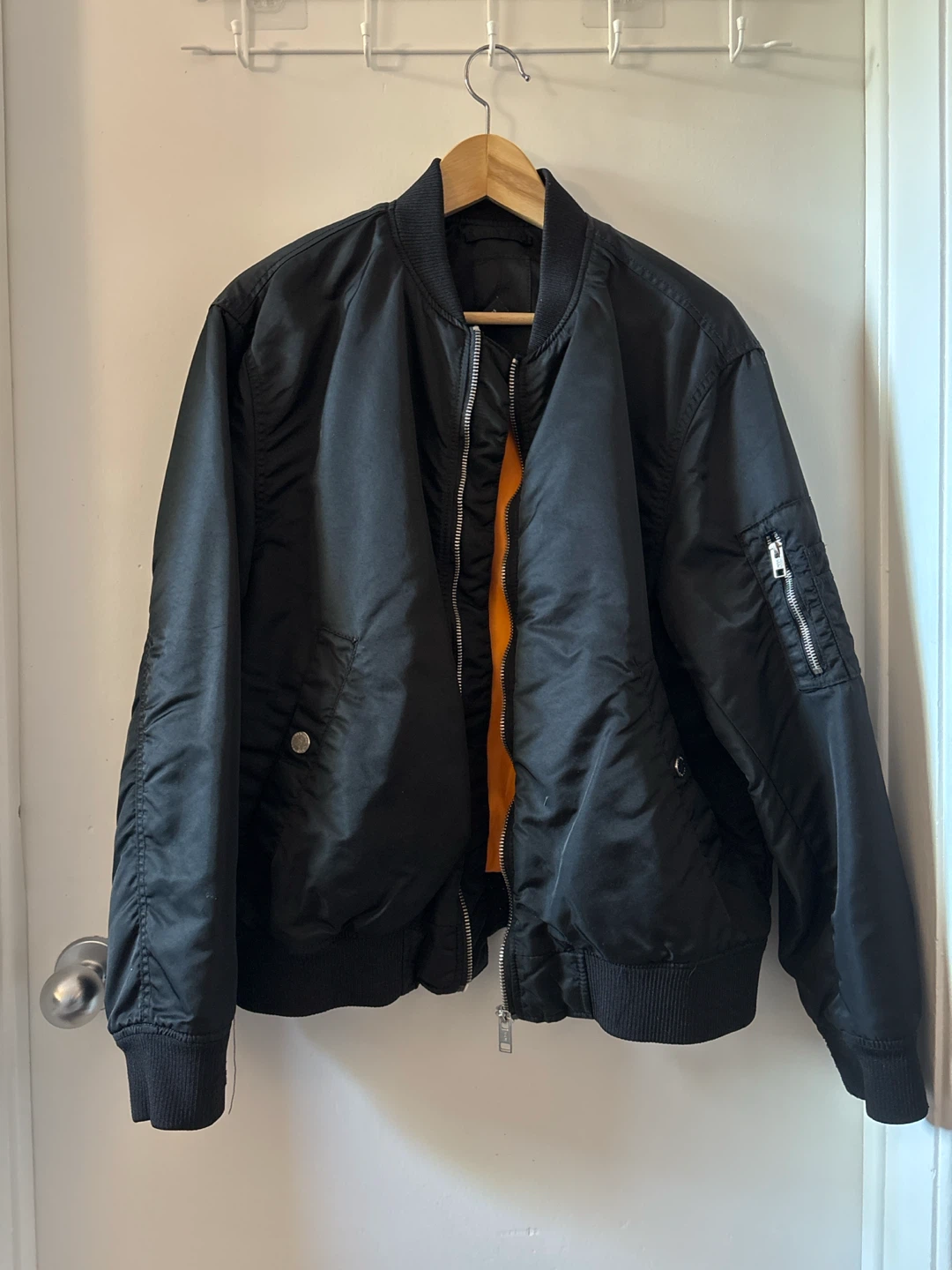 H&M Black Bomber Jacket