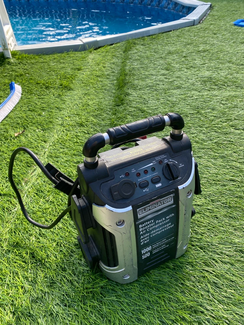 MotoMaster Eliminator Battery Booster Pack with Air Compressor