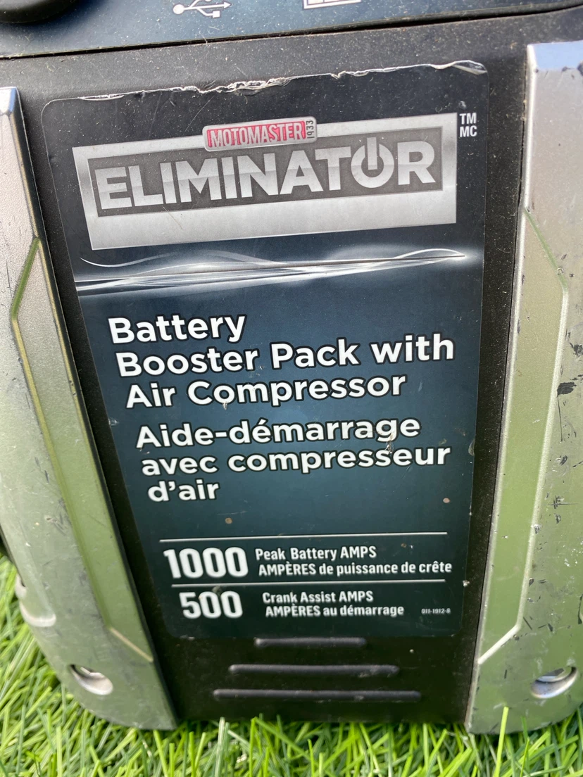 MotoMaster Eliminator Battery Booster Pack with Air Compressor - photo 3