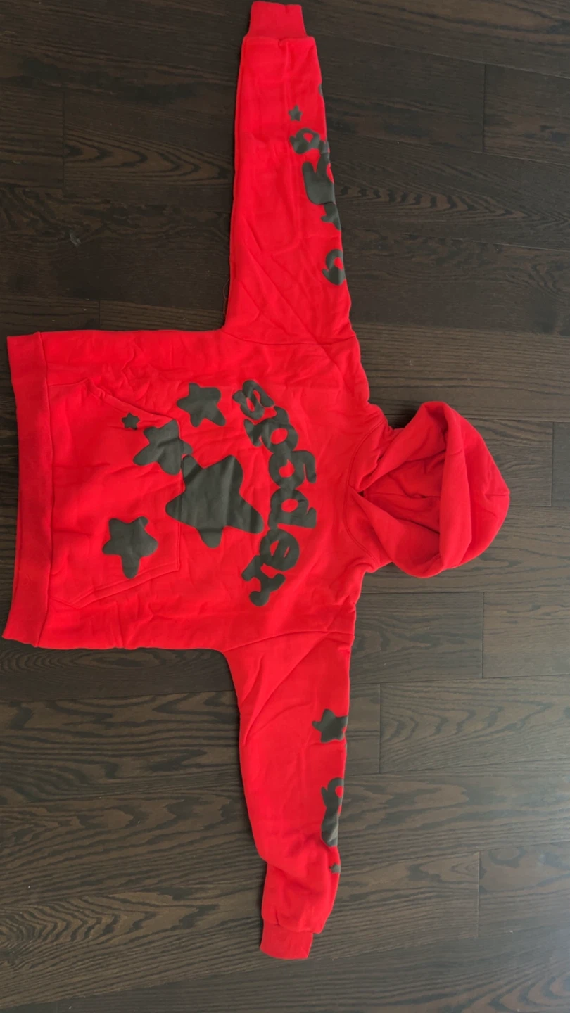 SP5DER Red Hoodie