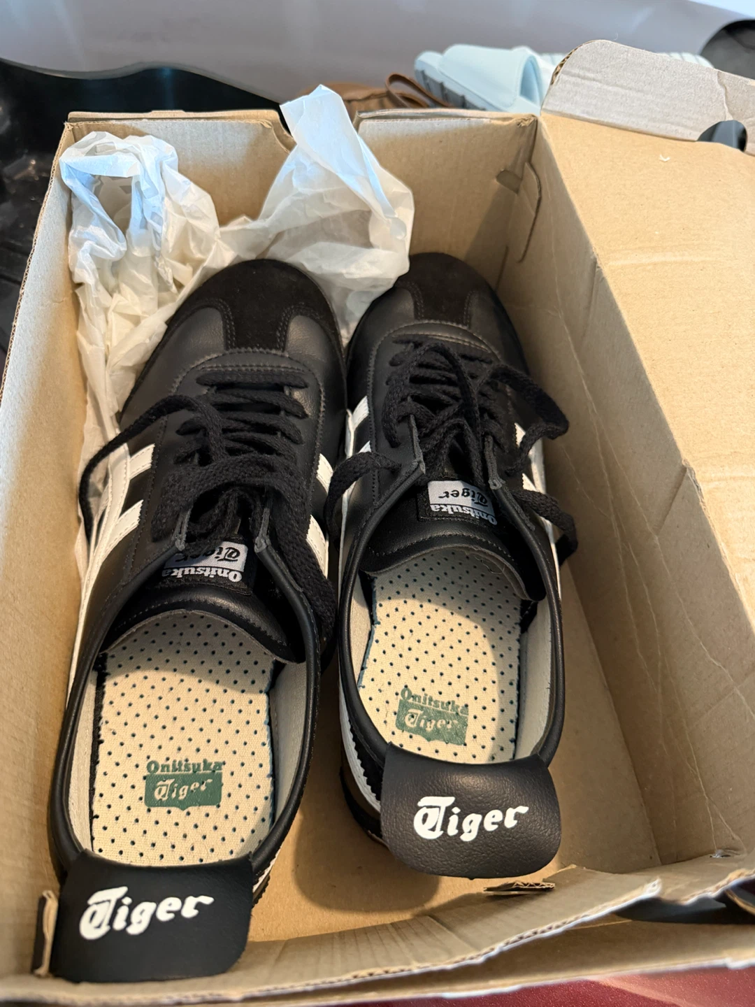 Onitsuka Tiger Mexico 66 Black and White Sneakers