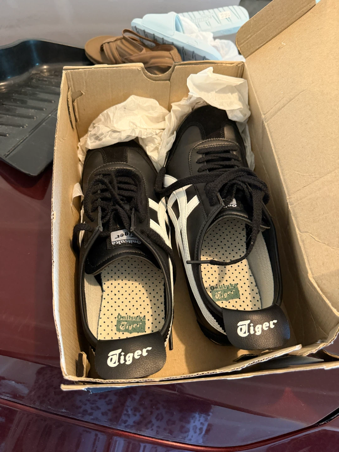 Onitsuka Tiger Mexico 66 Black and White Sneakers - photo 2