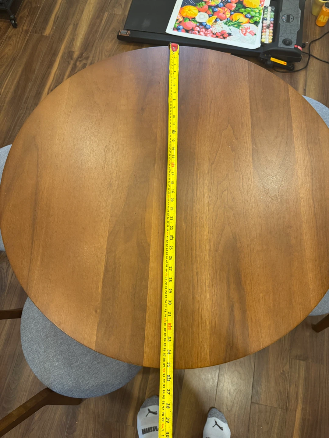 Mid-Century Modern Round Dining Set - photo 4