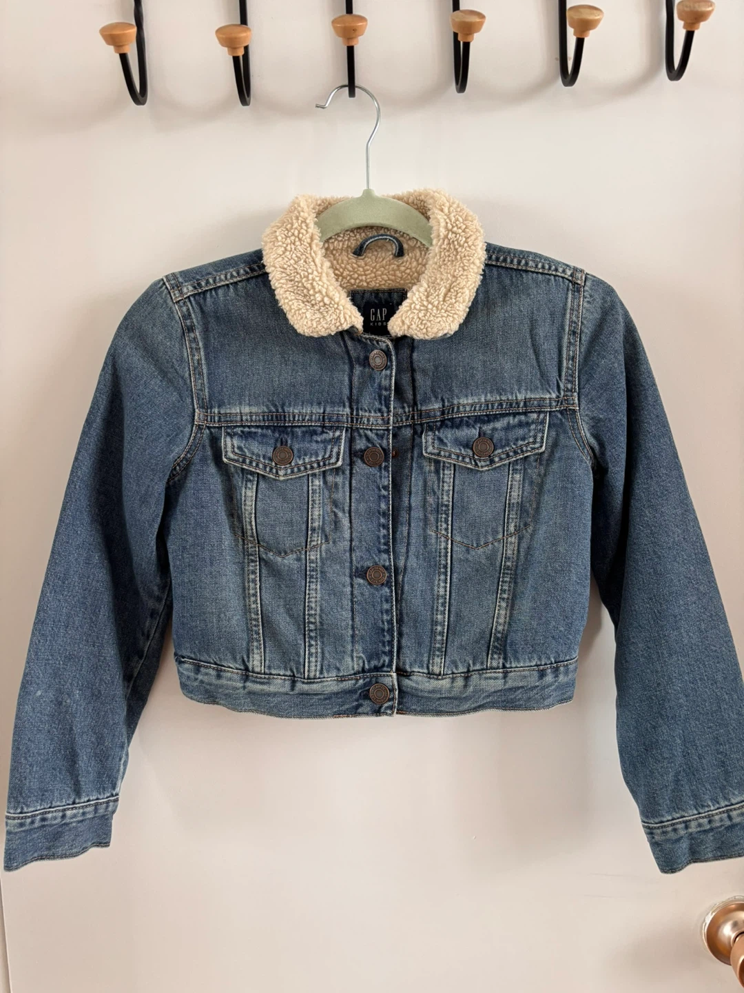 Gap Kids Sherpa-Lined Denim Jacket - photo 2
