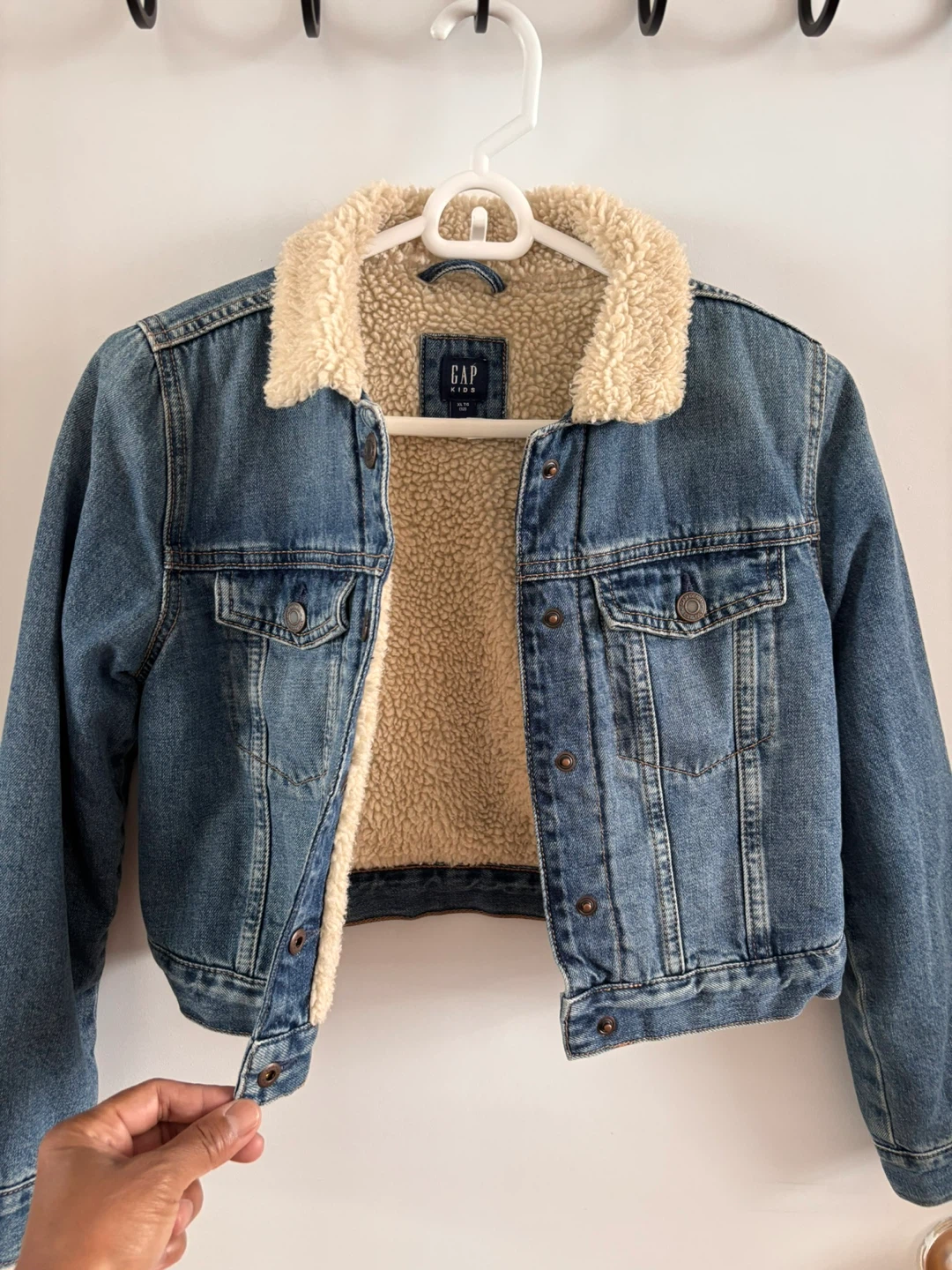 Gap Kids Sherpa-Lined Denim Jacket - photo 3