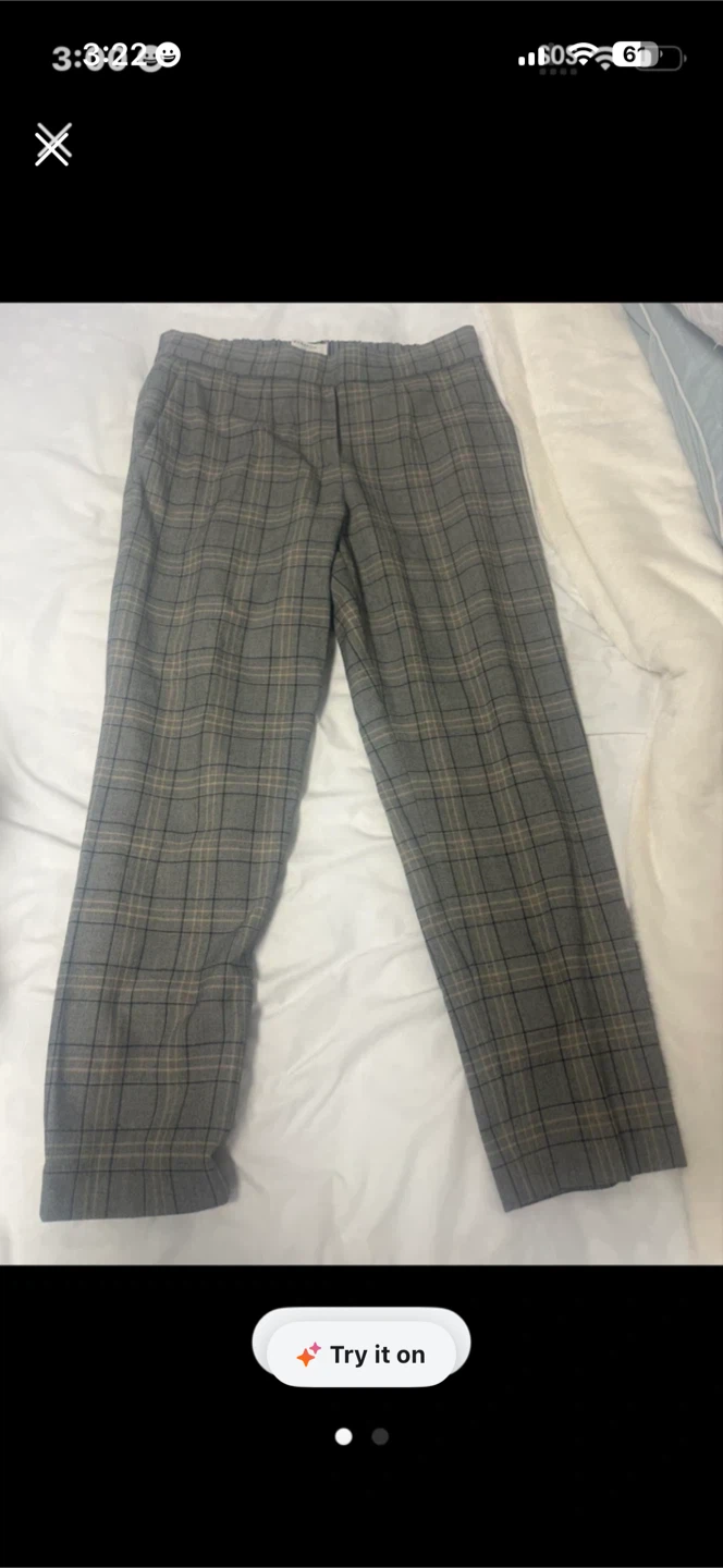 Babaton Plaid Trousers