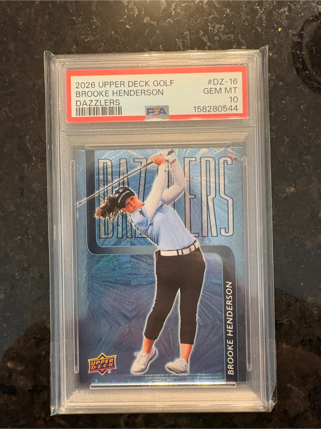 2026 Upper Deck Brooke Henderson Dazzlers PSA 10