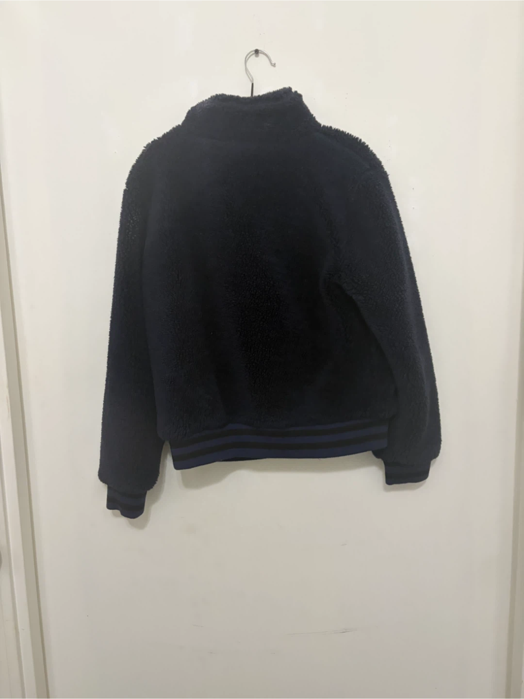 George Navy Blue Teddy Fleece Jacket - photo 4