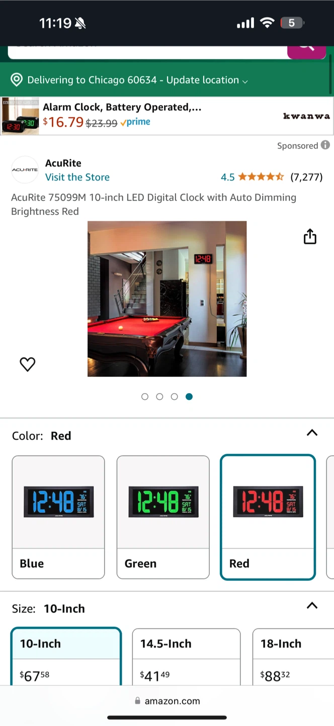 AcuRite LED Digital Clock - photo 4