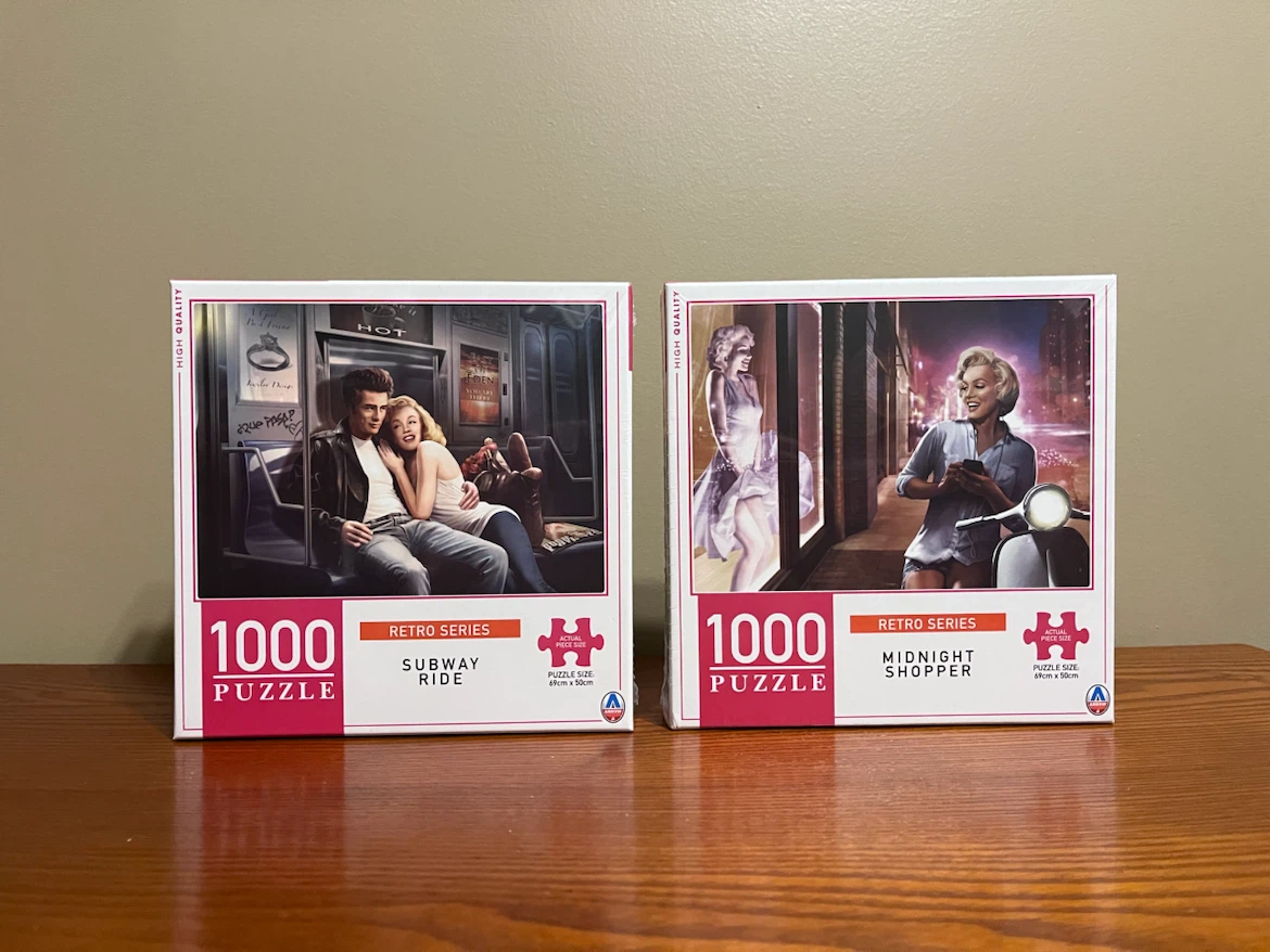 RETRO SERIES 1000 PIECE PUZZLES