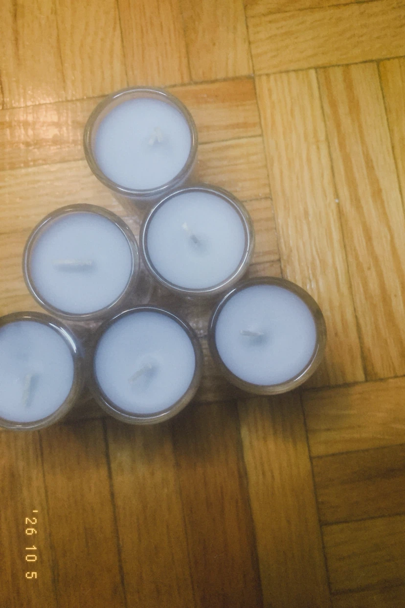 Set of Glass Votive Candles - photo 3