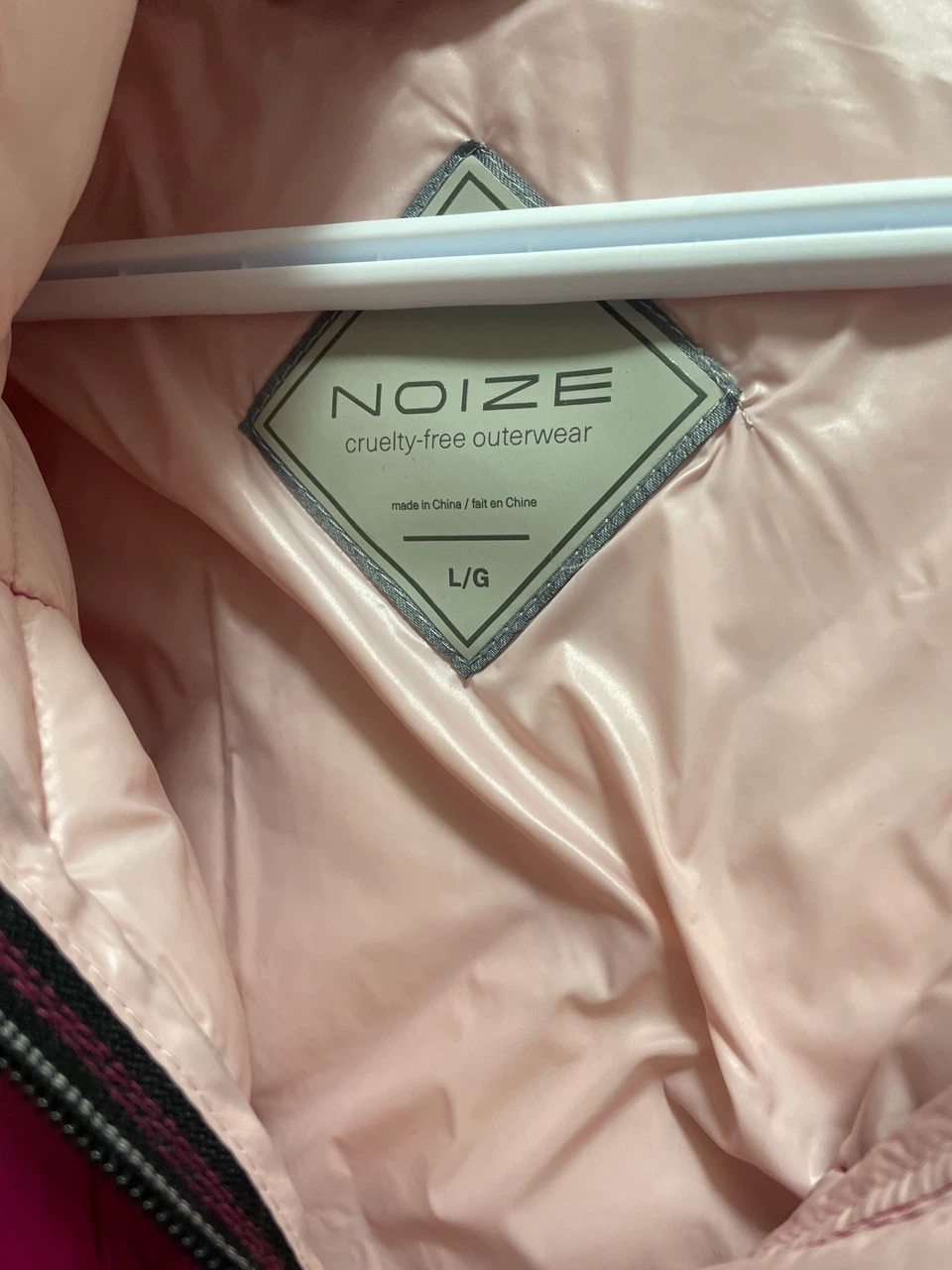 NOIZE Kerri Quilted Jacket Magenta - photo 2