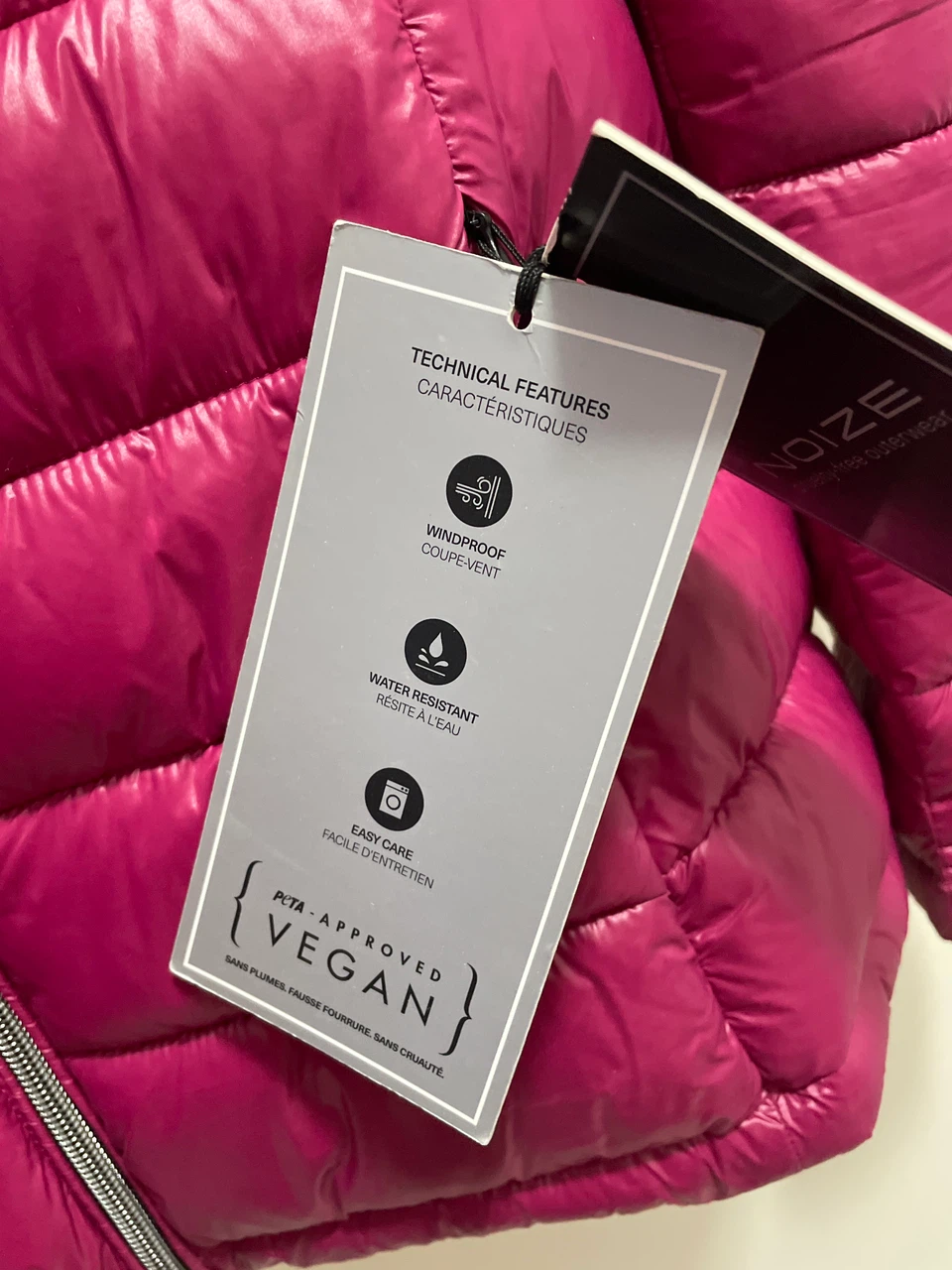 NOIZE Kerri Quilted Jacket Magenta - photo 4