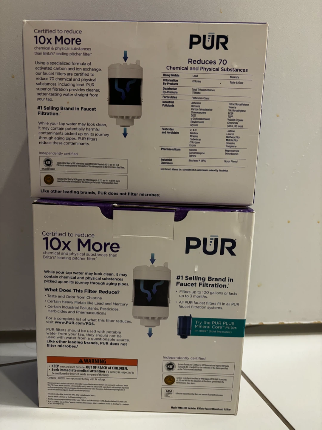 [BRAND NEW] PUR Faucet Filtration System and 3-Pack Filters - photo 2