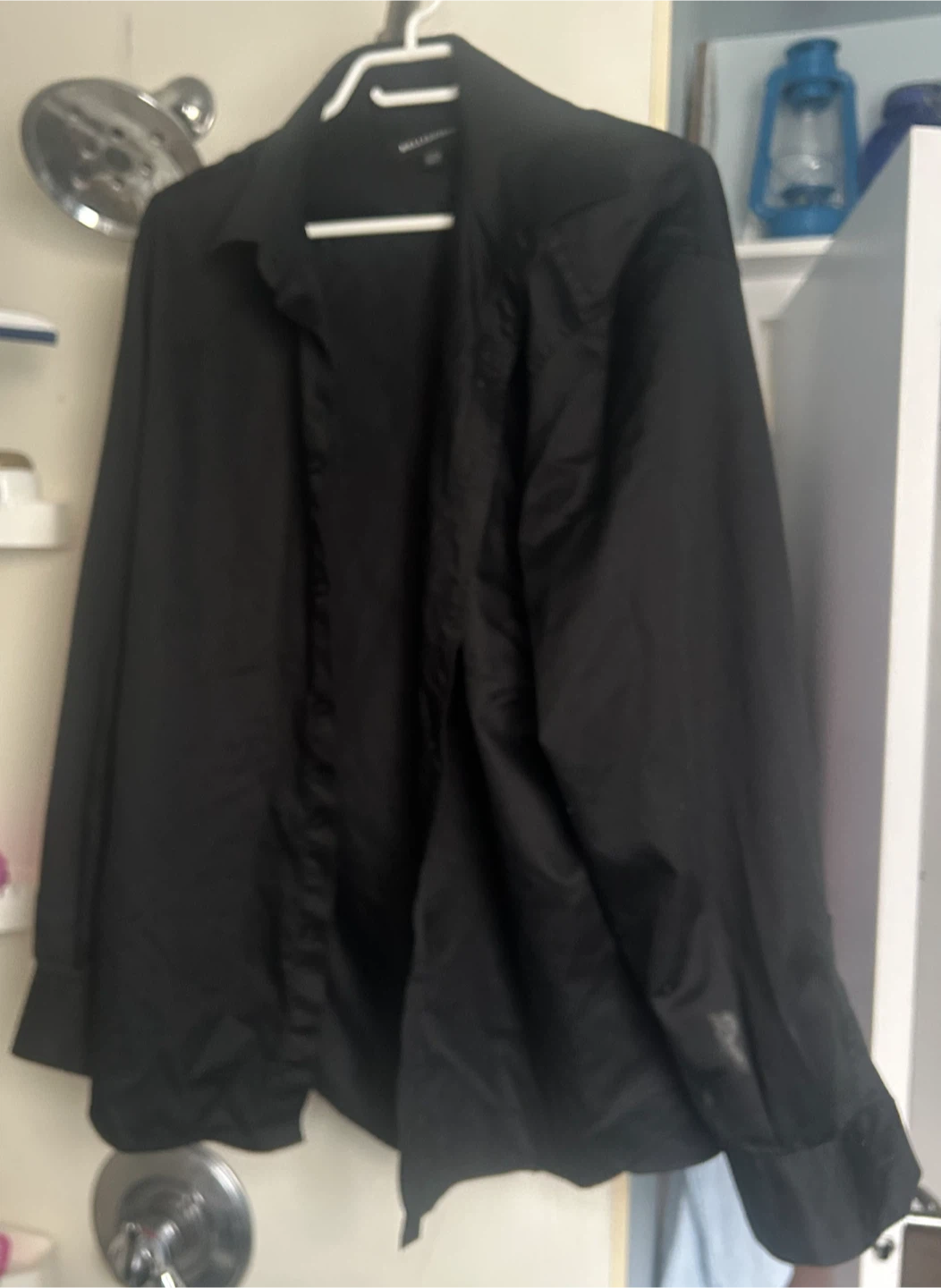 Black Long-Sleeve Dress Shirt