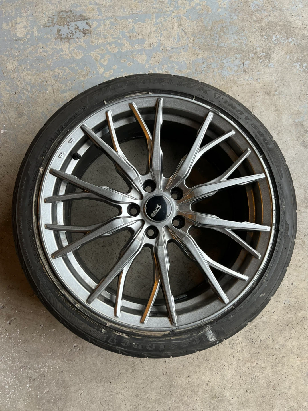 Firestone Firehawk Indy 500 Tires on 18" CRW GT1 Alloys