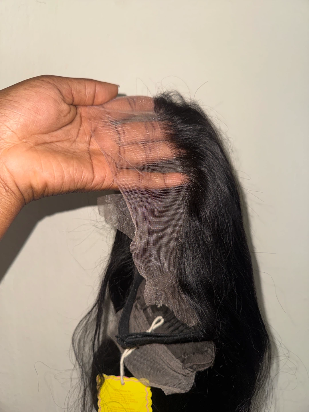 Black Wavy Lace Front Wig - photo 2