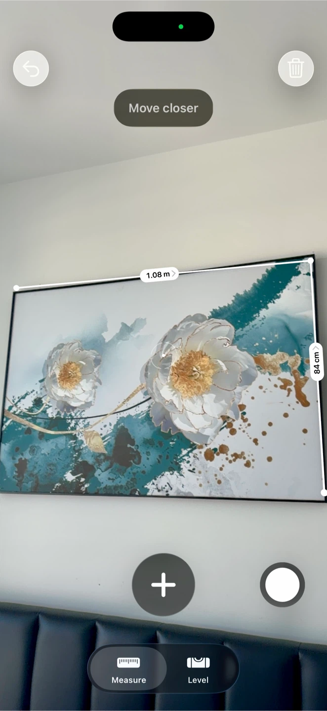 🌸 Large Textured Floral Wall Art - photo 2