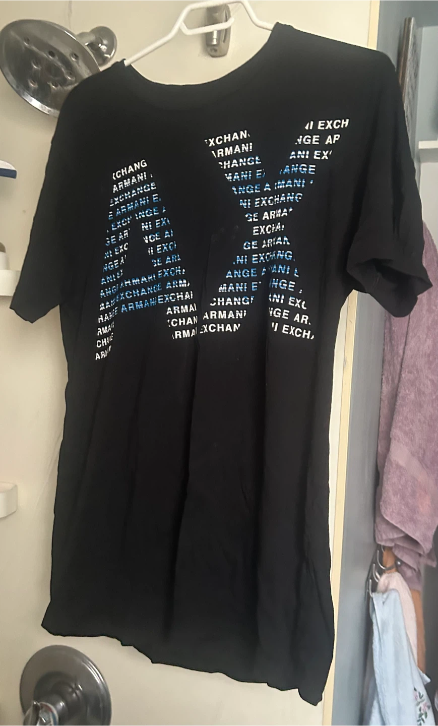 Armani Exchange A|X Black T-Shirt