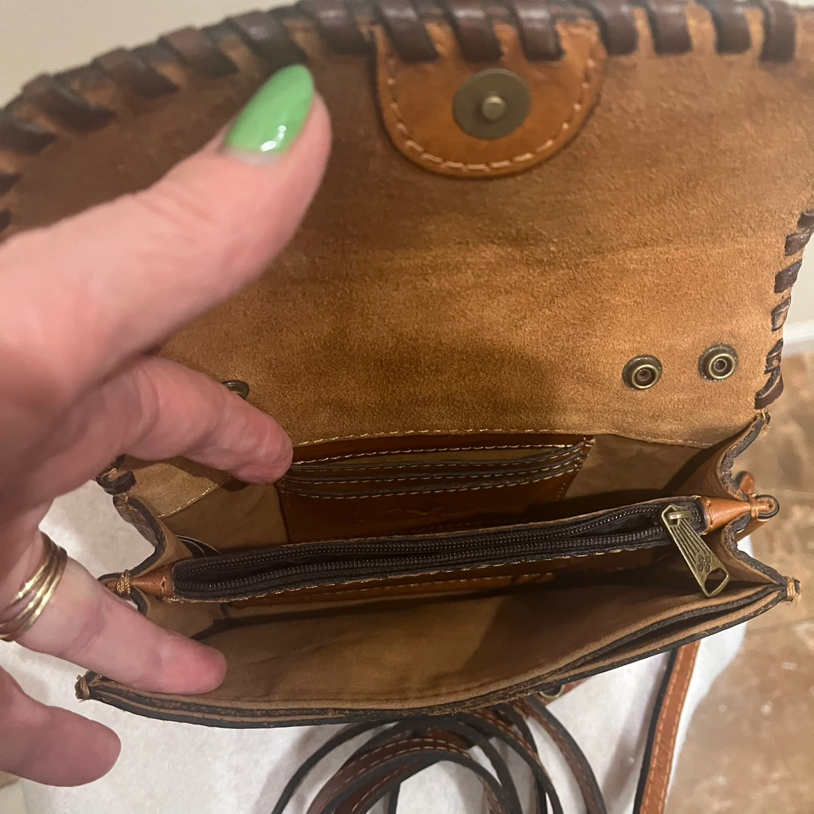 Patricia Nash Tooled Leather Crossbody Bag - photo 4