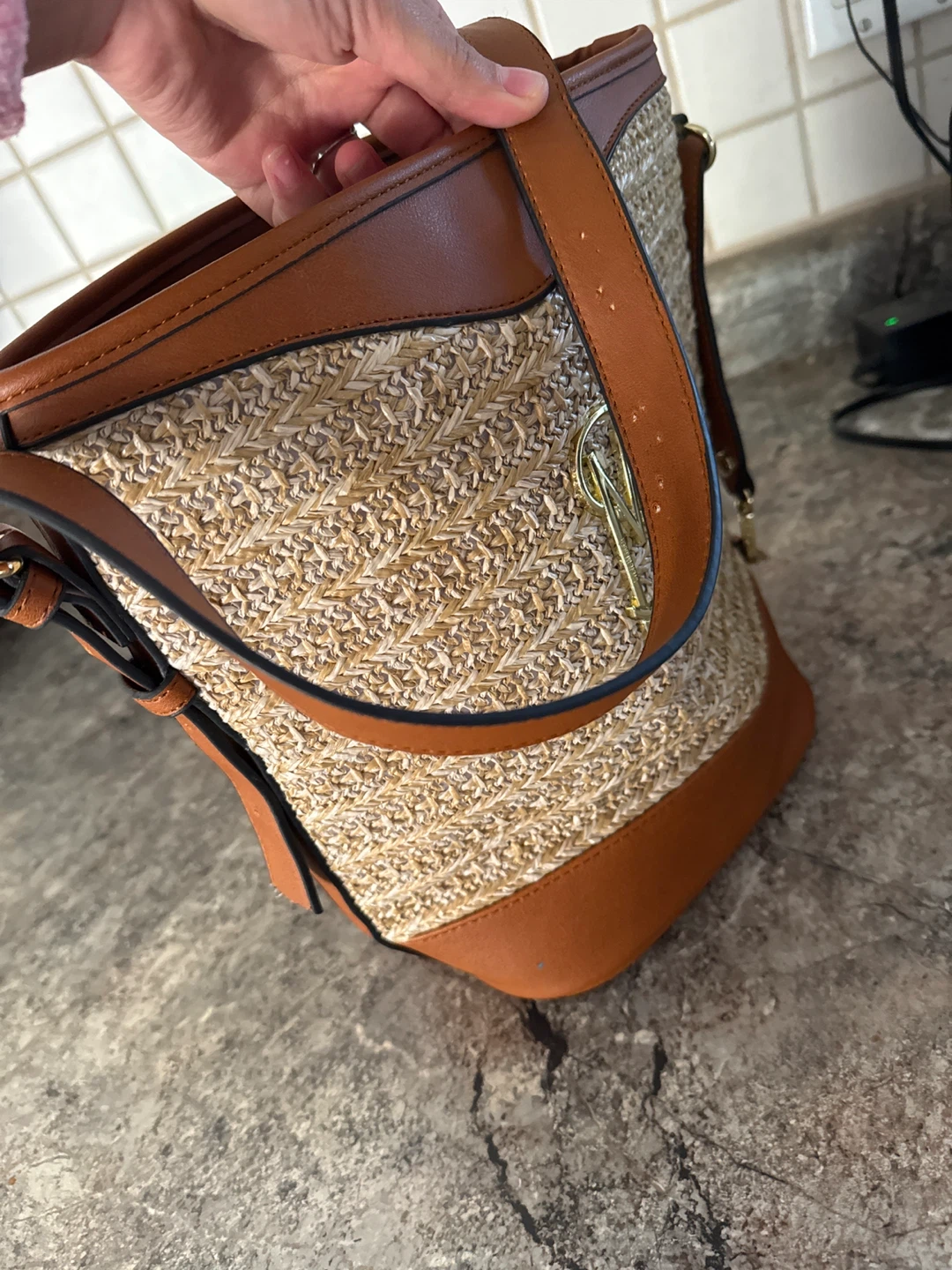 Steve Madden Straw Bucket Bag - photo 2