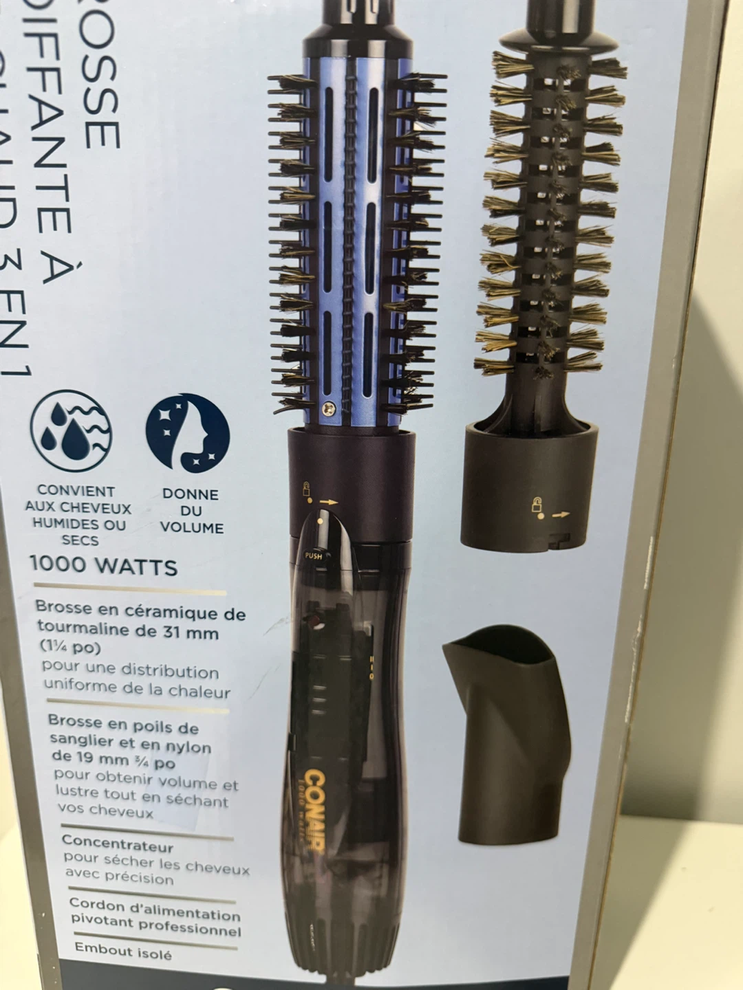 Conair Multi-Attachment Hot Air Brush - photo 2