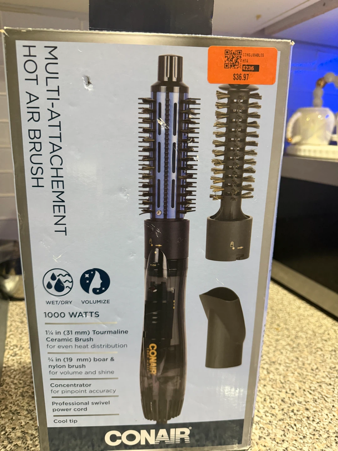 Conair Multi-Attachment Hot Air Brush - photo 4