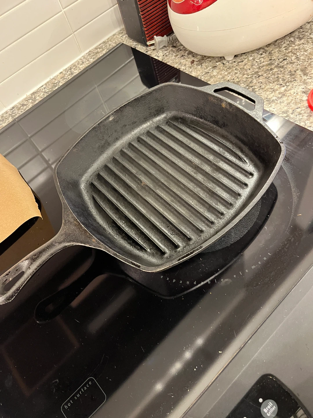 Lodge Cast Iron Grill Pan (please read)