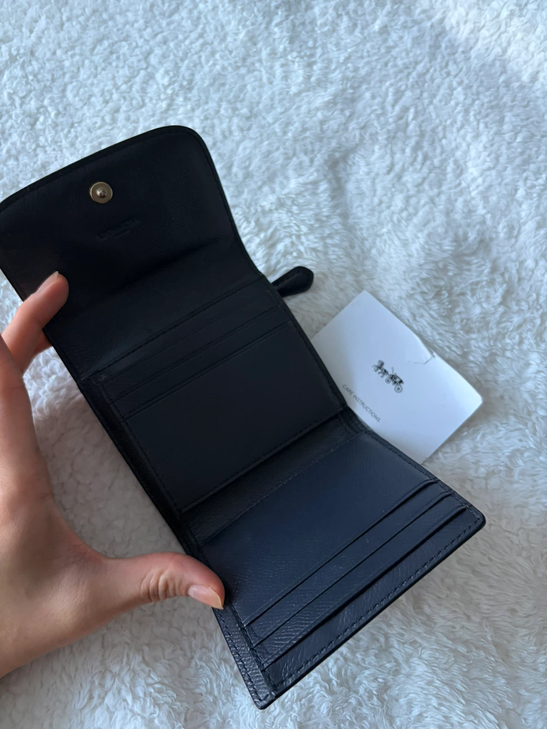 Coach Navy Wallet - photo 2