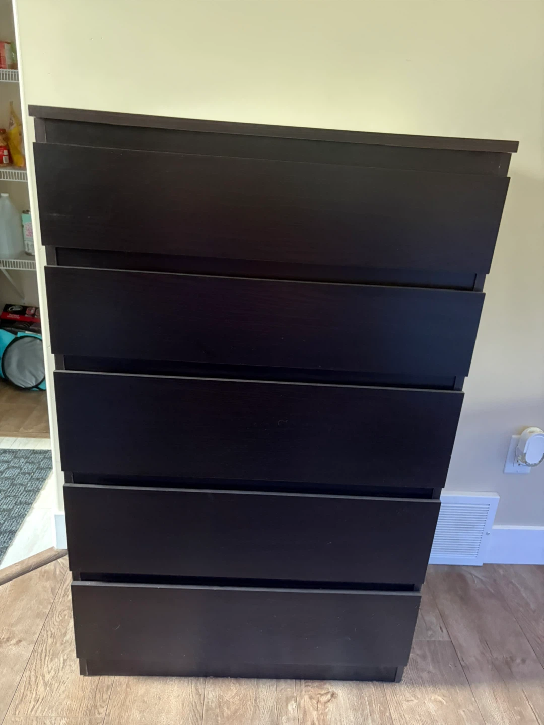 Black 6-Drawer Dresser