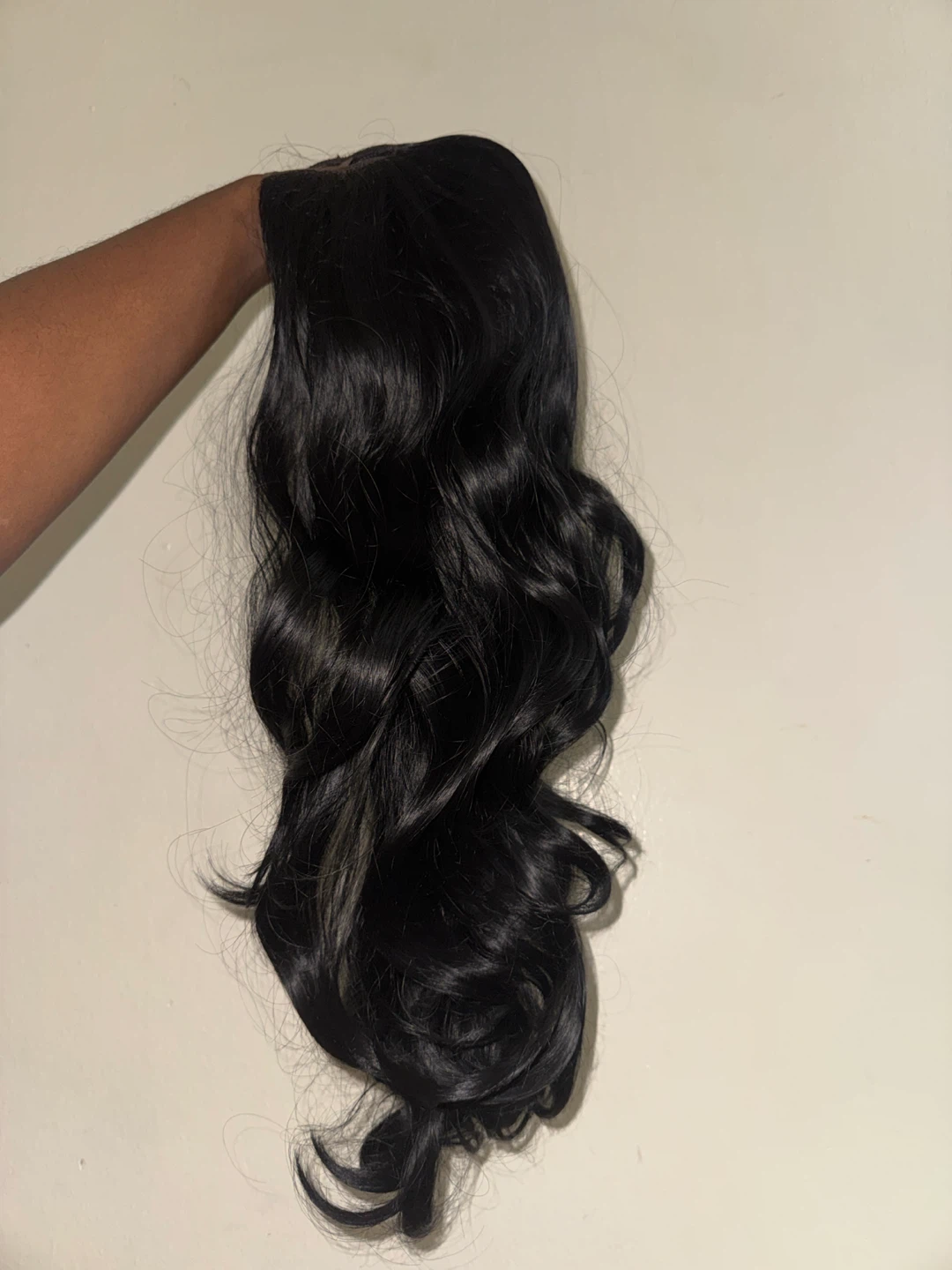 Synthetic V Part Half Wig