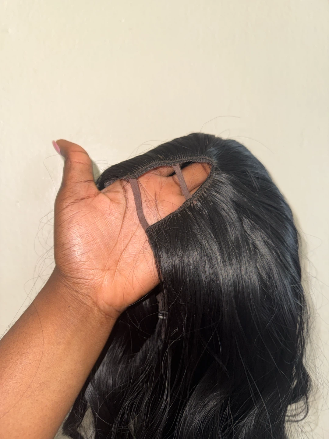 Synthetic V Part Half Wig - photo 3