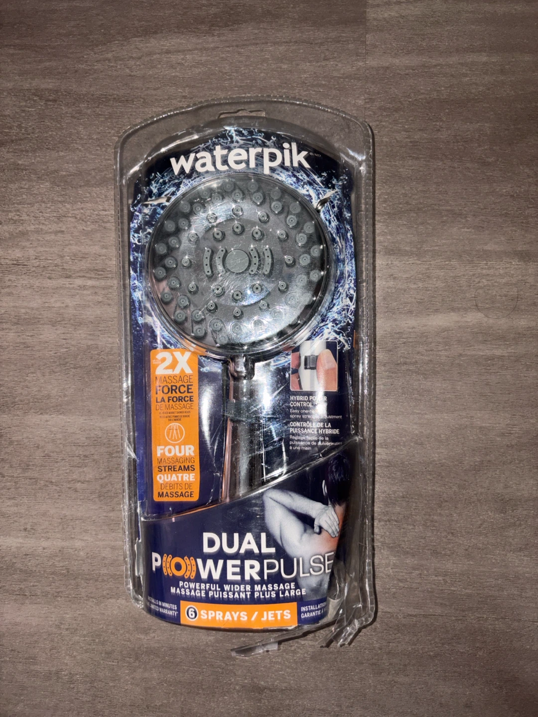 Waterpik Dual PowerPulse Shower Head